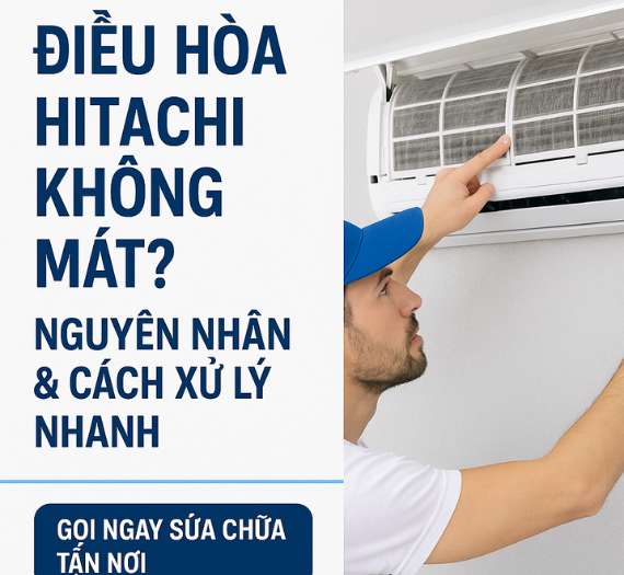 Điều Hòa Hitachi Không Mát? Nguyên Nhân & Cách Xử Lý Nhanh 2 Điều hoà Hitachi không mát